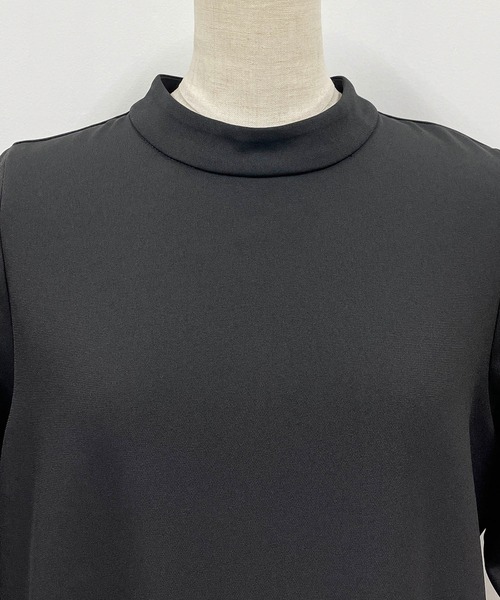 「PICCIN PERLA」 半袖ワンピース M ネイビー レディース_画像4