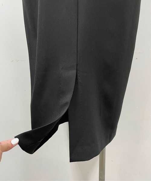 「PICCIN PERLA」 半袖ワンピース M ネイビー レディース_画像9