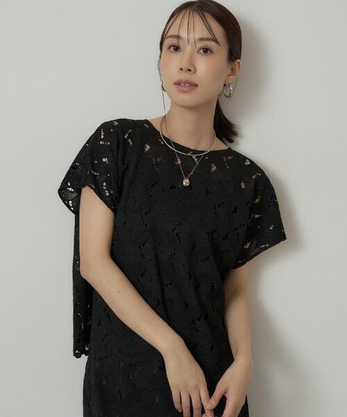 UNTITLED（アンタイトル） ブラウス シャツ 半袖 「セットアップ可/品
