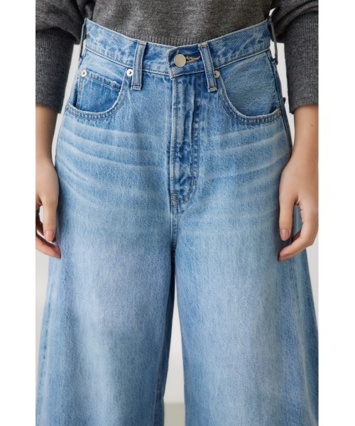 「crie conforto」 デニムパンツ SMALL ライトブルー レディース_画像8