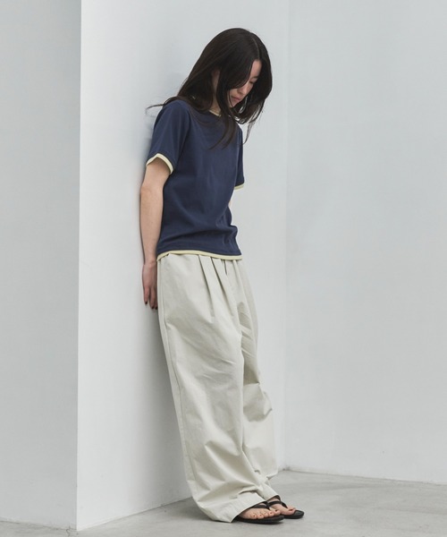 「feepur」 半袖Tシャツ MEDIUM オートミール レディース_画像6
