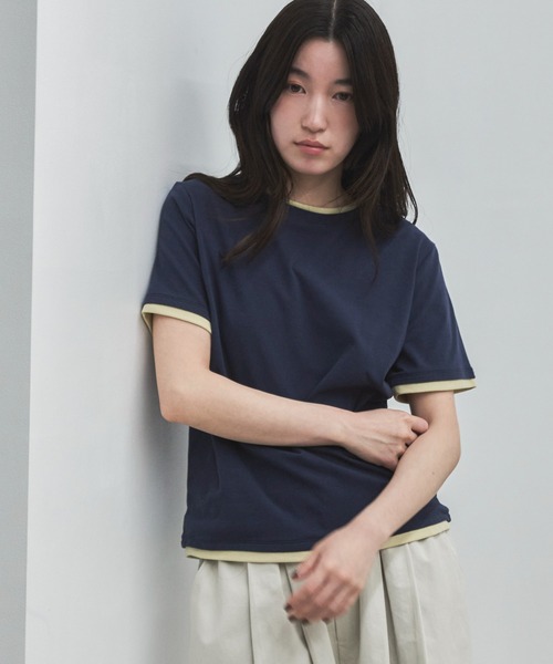 「feepur」 半袖Tシャツ MEDIUM オートミール レディース_画像7