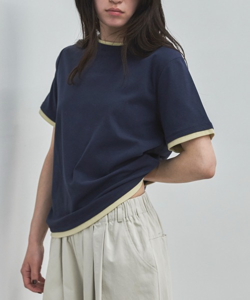 「feepur」 半袖Tシャツ MEDIUM オートミール レディース_画像9