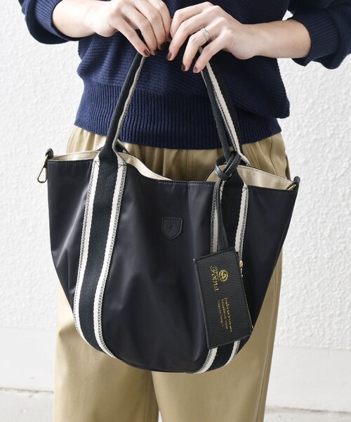 「folna」 トートバッグ「SHIPS anyコラボ」 ONE SIZE ブラウン レディース_画像4