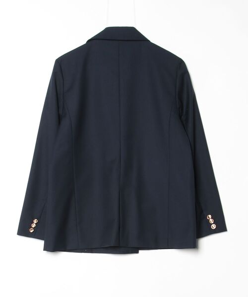 「BEAMS HEART」 テーラードジャケット M ネイビー レディース_画像2
