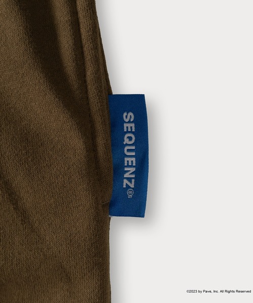 「SEQUENZ」 スウェットカットソー M ブラウン メンズ_画像7