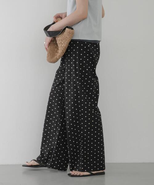 「URBAN RESEARCH Sonny Label」 イージーパンツ 38 ブラック レディース_画像2