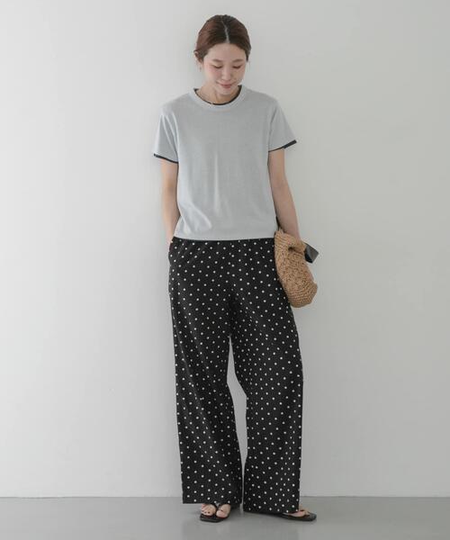 「URBAN RESEARCH Sonny Label」 イージーパンツ 38 ブラック レディース_画像4