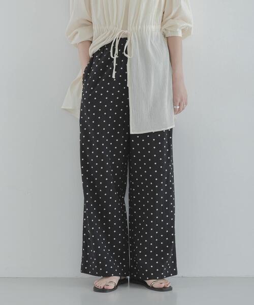 「URBAN RESEARCH Sonny Label」 イージーパンツ 38 ブラック レディース_画像5