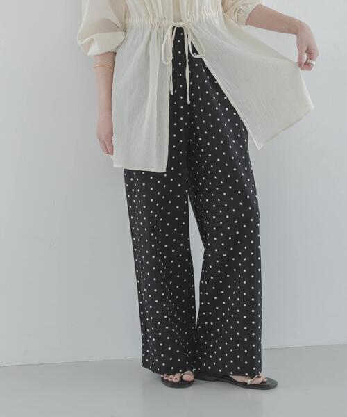 「URBAN RESEARCH Sonny Label」 イージーパンツ 38 ブラック レディース_画像6
