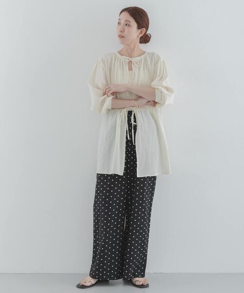 「URBAN RESEARCH Sonny Label」 イージーパンツ 38 ブラック レディース_画像7