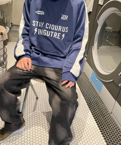 「B.R.U」 長袖Tシャツ FREE グレー メンズ_画像6