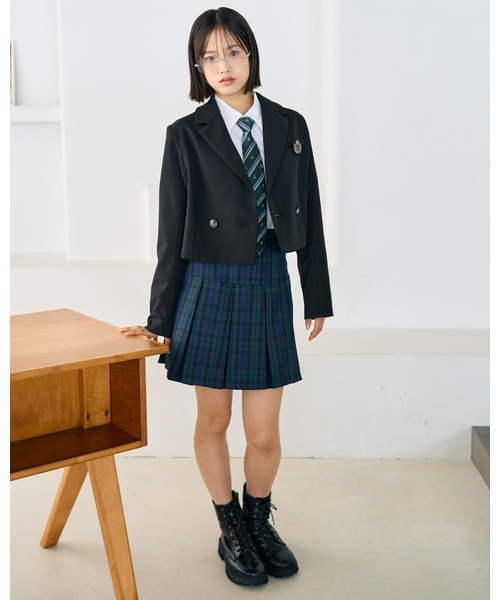 「LOVETOXIC」 「KIDS」テーラードジャケット - ブラック キッズ_画像5