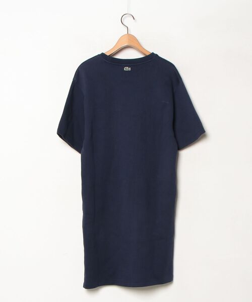 LACOSTE（ラコステ） Tシャツワンピース 34 ネイビー レディース