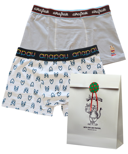 新品⭐︎Anapau アナパウ　ボクサーパンツ３枚セット　全て前開き　Lサイズ anapau（アナパウ） ボクサーパンツ SiNCERE WEB限定 「anapau