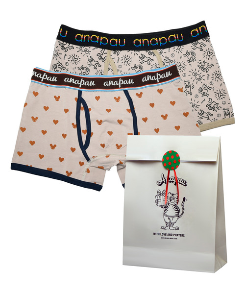 新品⭐︎Anapau アナパウ　ボクサーパンツ３枚セット　全て前開き　Lサイズ anapau（アナパウ） ボクサーパンツ SiNCERE WEB限定 「anapau