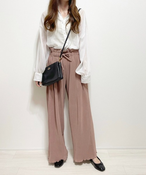 パンツ ファッションインフルエンサー Aiko Inter Factory プリーツパンツ Zozotown Paypayモール店 通販 Paypayモール