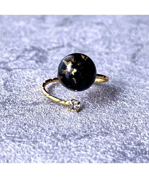 TONE（トネ） 指輪 リング 「Willija」K16GP「花景」フラワーストーン