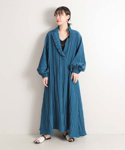 CITYSHOP ワンピース FRILL COLLAR DRESS：ワンピース : ZOZOTOWN  