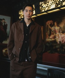 ADAM ET ROPÉ ネイビー ジャケットセットアップ　Mサイズ ADAM ET ROPE'｜オーバーサイズ ZIP ジャケット / シーズンレス