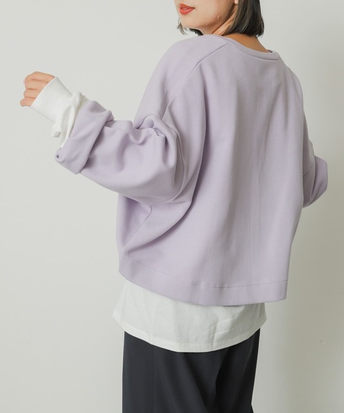 トップス V SENSE OF PLACE by URBAN RESEARCH tシャツ Vネッククロップドトップ