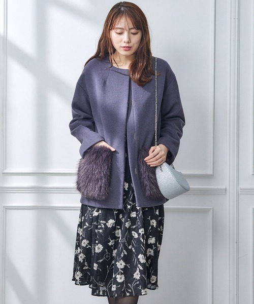 KAREN MILLEN 日本未入荷 ジャガード 花柄 フレアワンピース SALE】シアージャガード花柄フレアワンピース - 12Twelve Agenda