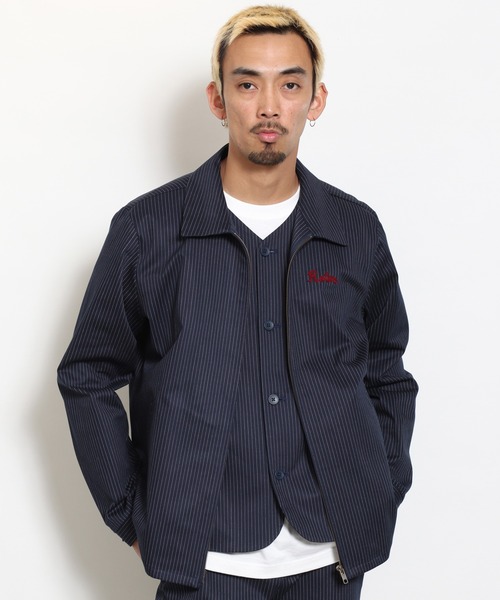 ROTAR（ローター） ブルゾン アウター Work Striped Swing Top メンズ