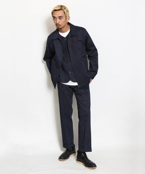 ROTAR（ローター） ブルゾン アウター Work Striped Swing Top メンズ