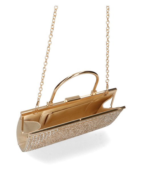 MISCH MASCH（ミッシュマッシュ） ハンドバッグ ラインストーンメタル