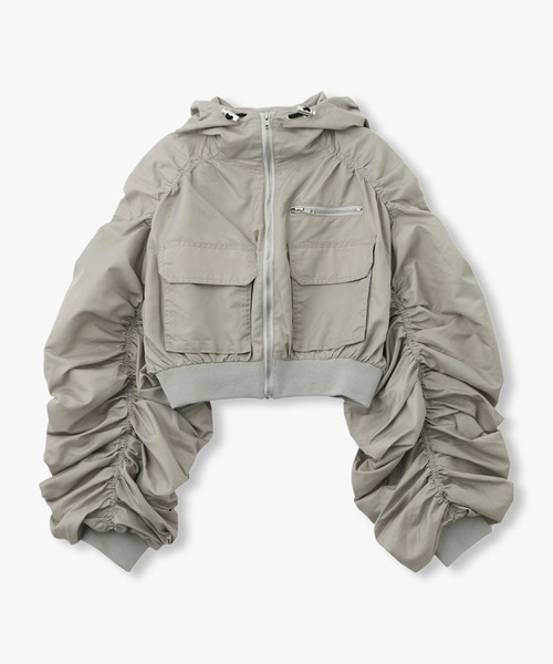 ブルゾン アウター ANNA SUI NYC シャカ2シャーリングライトショートMA