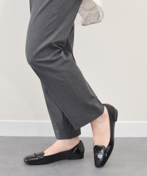 インターショシュール（INTER−CHAUSSURES）/INTER−CHAUSSURES◆3．7cmヒール◆ライトタンクソールローファー INTER-CHAUSSURES（インター ショシュール） ローファー 「INTER