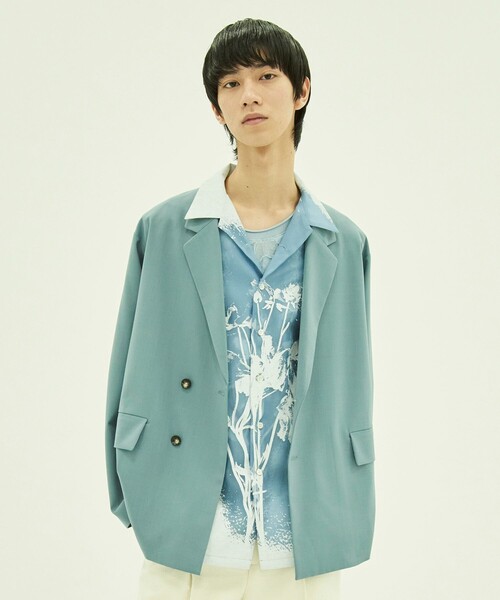 LiNoH」 テーラードジャケット 2 ライトブルーグレー メンズ  