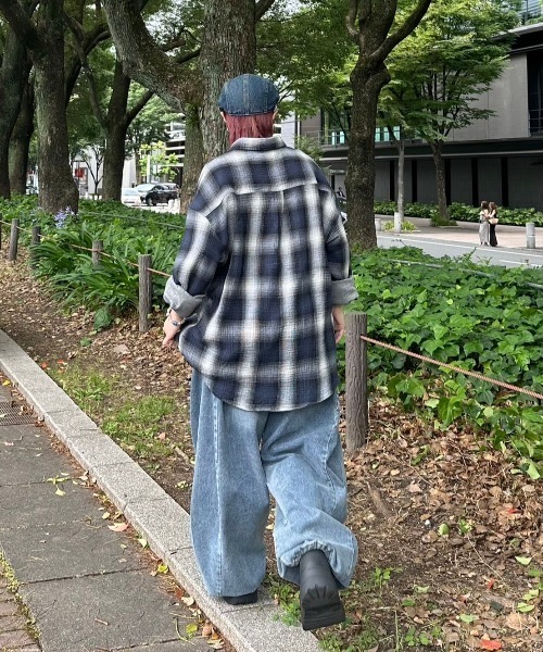 Chikashitsu+（チカシツプラス） シャツ 「Chikashitsu +」shadow