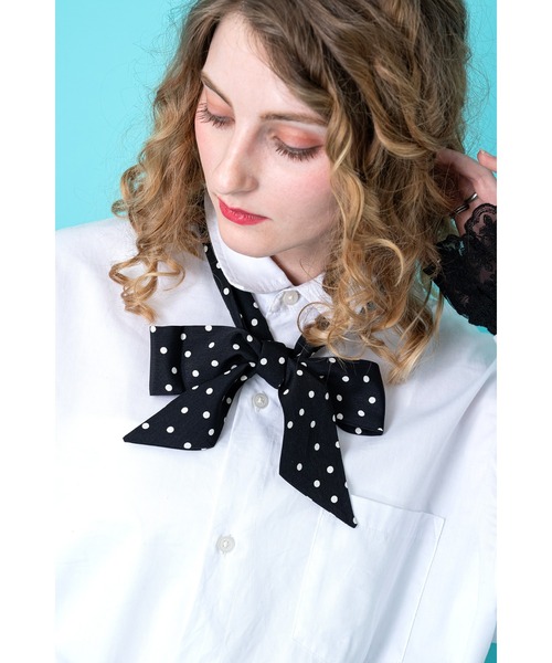 ankoROCK スカーフ バンダナ an meets zakka ドットリボンスカーフ