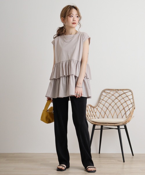 tシャツ Eglantine ティアードカットソー レディース EGLANTINE tシャツ Eglantine ティアードカットソー レディース