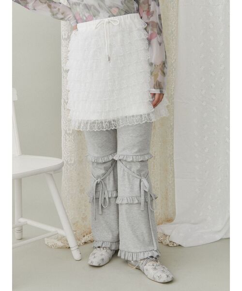 パンツ merry 50%OFF】BOTANICAL JACQUARD PANTS – Shinzone