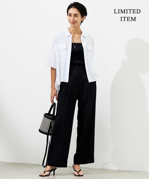 ICB（アイシービー） パンツ 「2WAY・WEB限定・洗える」シルフィル