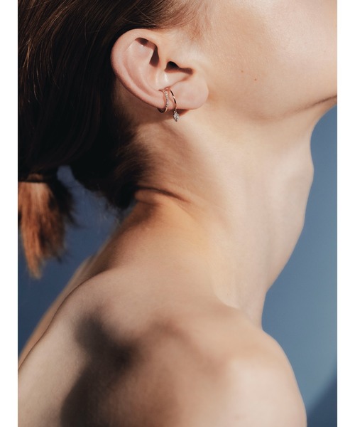 イヤーカフ 「les bonbon」float ear cuff/フロート イヤーカフ レディースの画像