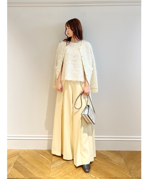 【LOULOU WILLOUGHBY】MIX TWEEDプルオーバー　2024 LOULOU WILLOUGHBY】MIX TWEEDプルオーバー|allureville