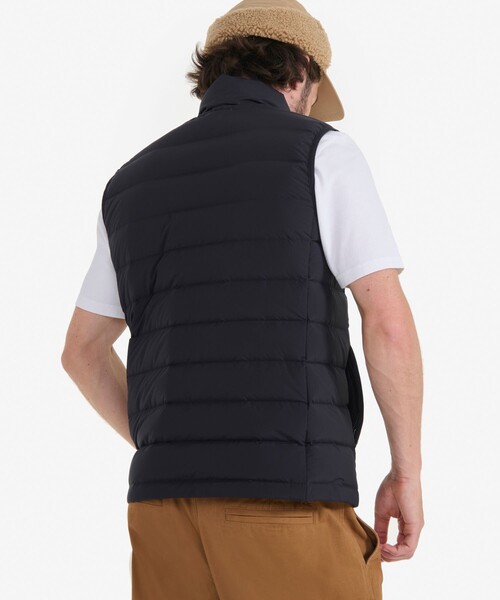 AIGLE（エーグル） ダウンベスト ベスト 軽量 撥水 スタンドジップ