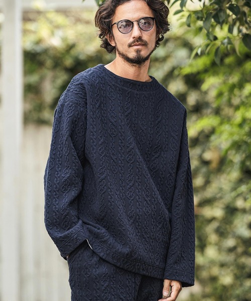 CAMBIO（カンビオ） トレーナー スウェット msw1535-Japanese Fabric