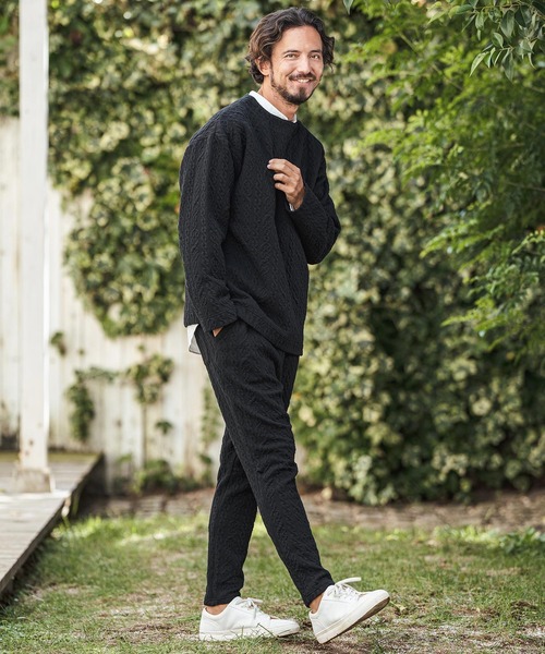 CAMBIO（カンビオ） トレーナー スウェット msw1535-Japanese Fabric