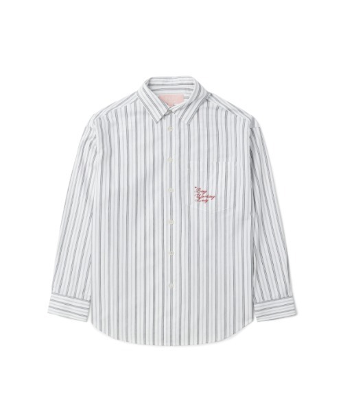 ブラウス シャツ BAPY STRIPED SHIRT レディース