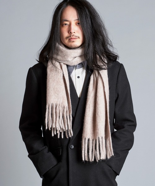 NO ID.（ノーアイディー） ストール マフラー 「NO ID.」Wool Blend