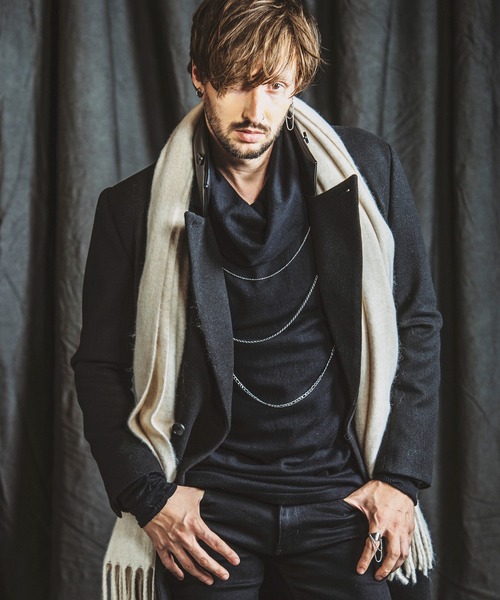 egg trading ストール NO ID.（ノーアイディー） ストール マフラー 「NO ID.」Wool Blend