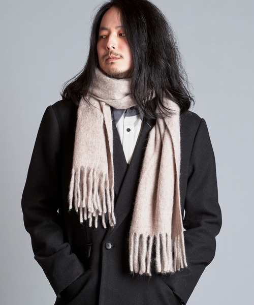 NO ID.（ノーアイディー） ストール マフラー 「NO ID.」Wool Blend