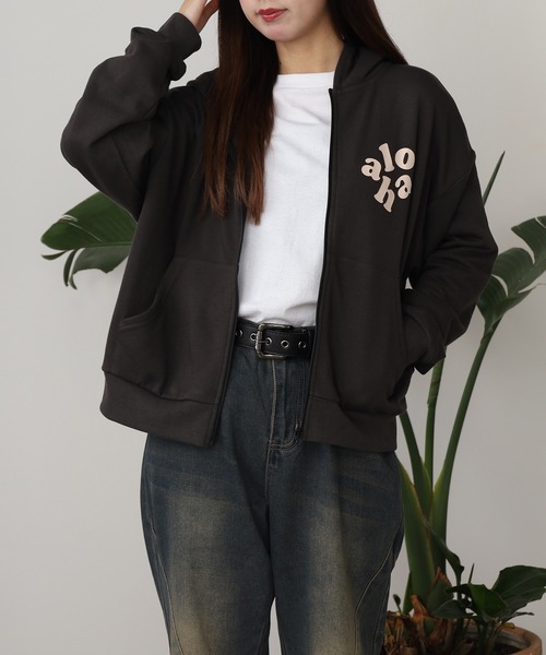 ROOP TOKYO アロハシャツ パーカー ALOHA PEOPLE/アロハピープル ZIP