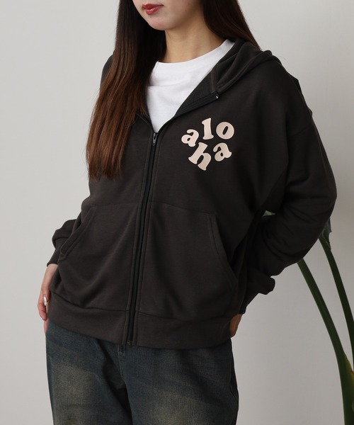 ROOP TOKYO アロハシャツ パーカー ALOHA PEOPLE/アロハピープル ZIP