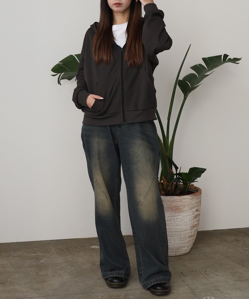 ROOP TOKYO パーカー ALOHA PEOPLE/アロハピープル ZIP HOODIE