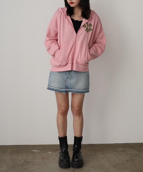 ROOP TOKYO アロハシャツ パーカー ALOHA PEOPLE/アロハピープル ZIP